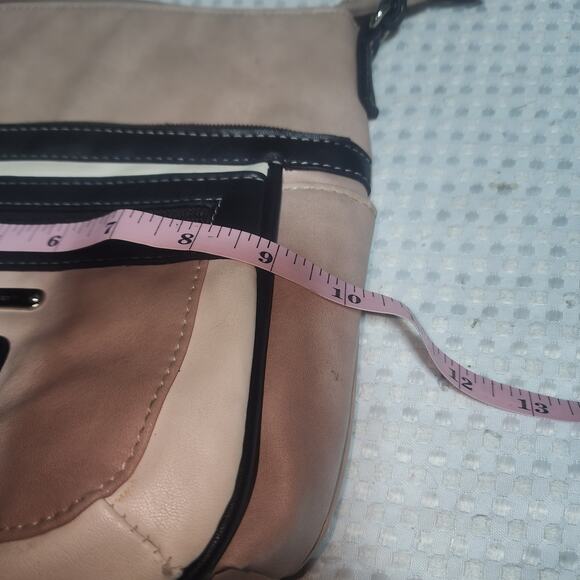 MULTISAC EUC BLUSH CREAM FAUC LEATHER CROSSBODY BAG - Picture 4 of 9